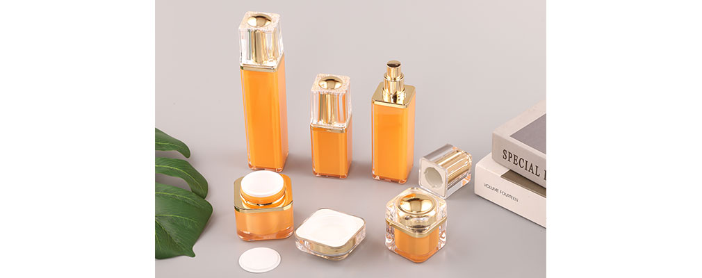 The shape design and color application of cosmetics packaging containers