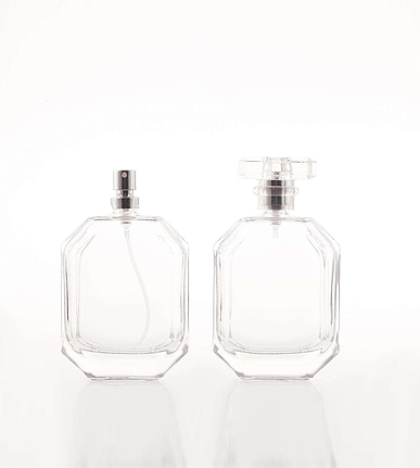 30ml Clear Square Glass Perfume Spray Bottle