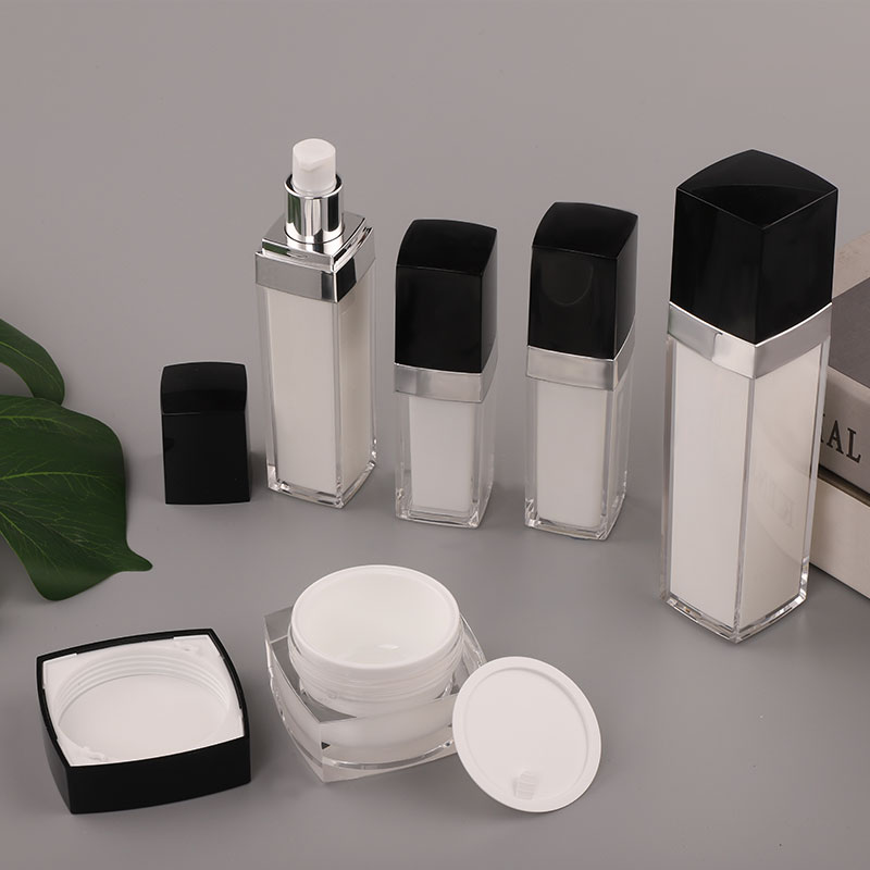 OEM 50ml acrylic fashion eco-friendly cosmetic packaging bottle
