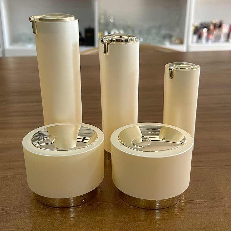 Cosmetic Acrylic Set Cream Jar and Lotion Bottle Custom