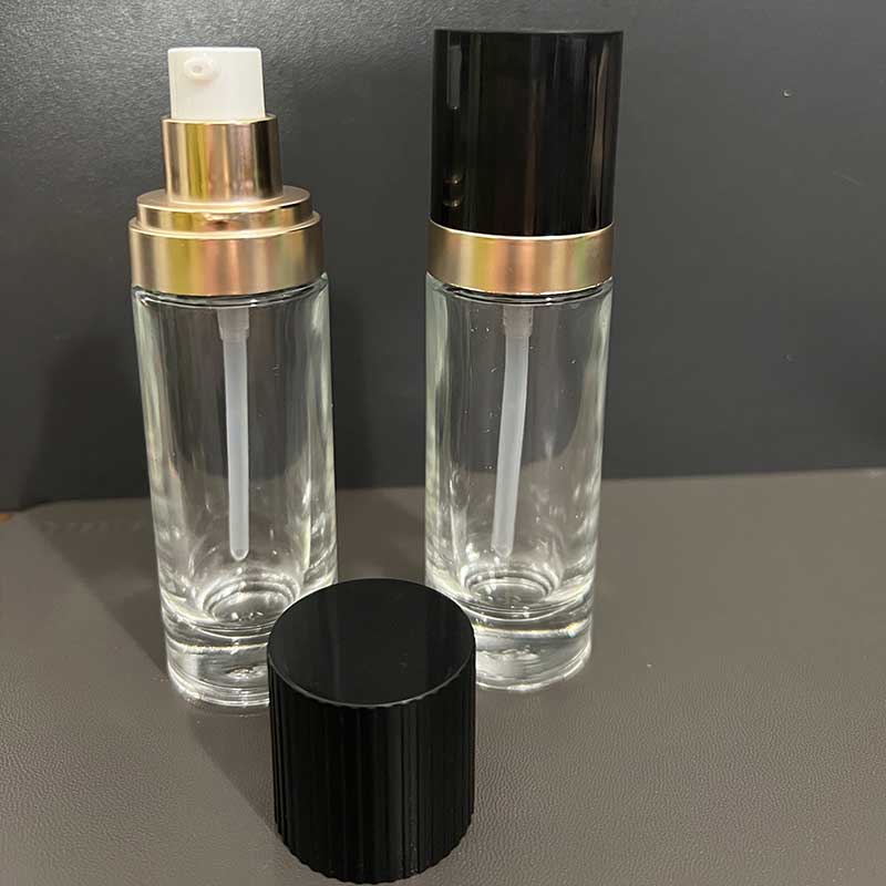 30ml Empty Glass Refillable Lotion Bottle for cosmetic 