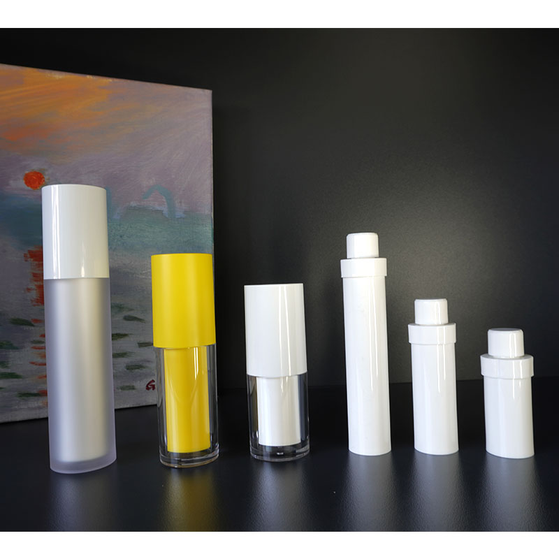 Custom Acrylic Airless Pump Skincare Cosmetic Bottles
