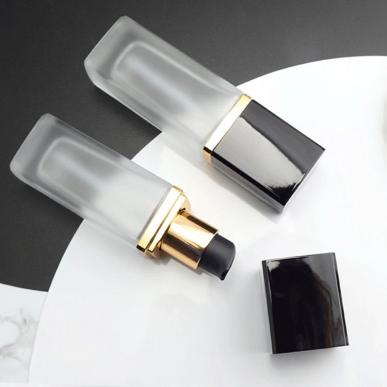 Square Glass Lotion Bottle for Essence Liquid Foundation Cosmetics