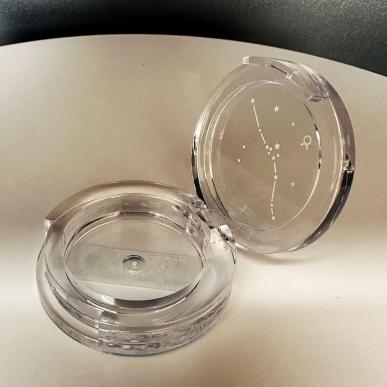 5g / 5ml Empty Clear Eyeshadow Jars-Plastic Cosmetic Containers
