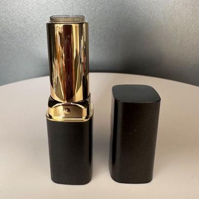 Black Empty Square Lipstick Tubes DIY Lip Balm Container