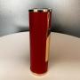 Custom Red Luxury Plastic Round Lipstick Lip Balm Tube