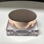 Square Empty Eyeshadow Jar Container With Gold Lid 
