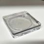 Square Empty Eyeshadow Palette Plastic Clear Cosmetic Container Makeup Case