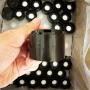 24/410 Black Disc Top Caps for Plastic Squeeze Bottles
