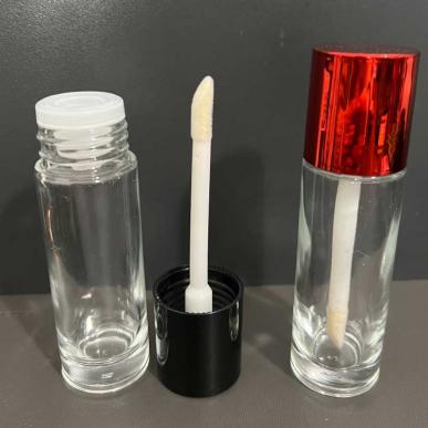 Refillable Glass Lip Tube Lip Balm Bottle Container