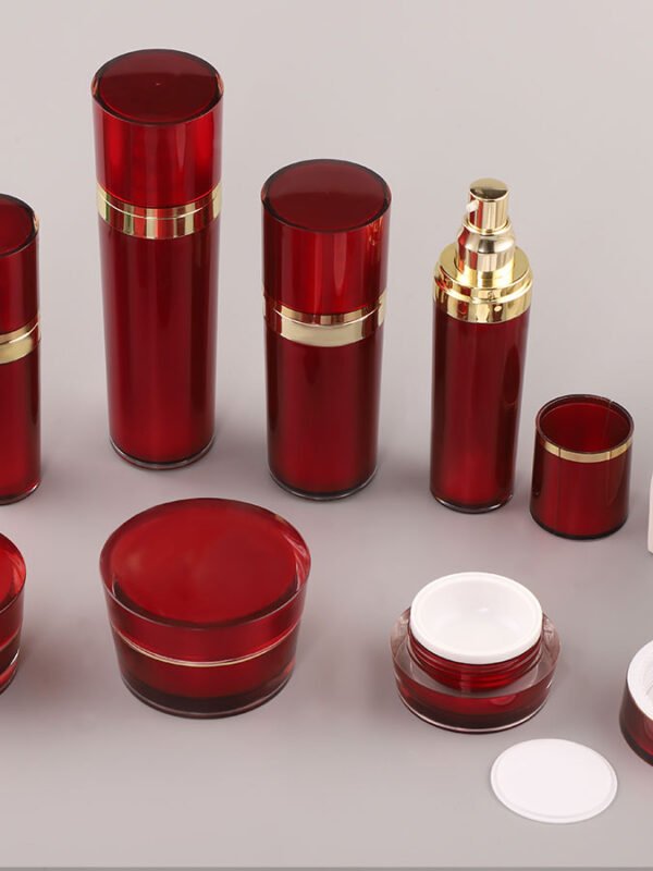 Skincare Solutions Customizable Acrylic Bottle Sets