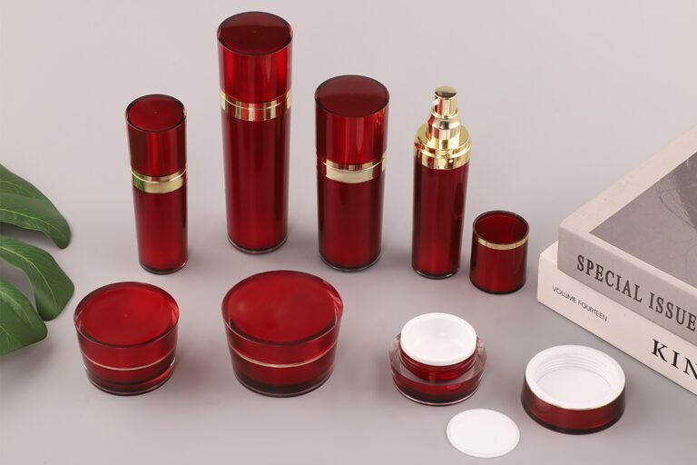 Plastic-acrylic-cosmetic-packaging-set