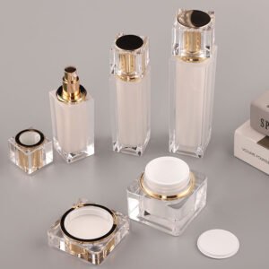 Luxury Skincare Bottle Set for Moisturizers and Hydration Packaging