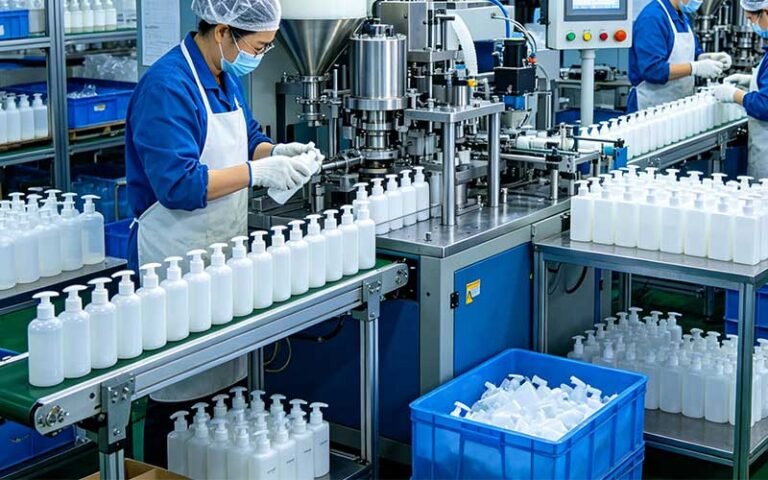 Manufacturing-Process-of-Lotion-Pump-Bottles-2